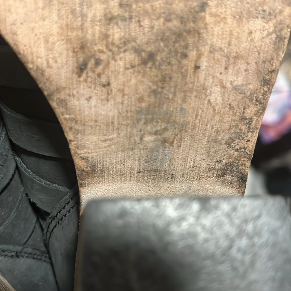 Free People black strappy boots size 37 EUC do show signs of ware. - Picture 5 of 6